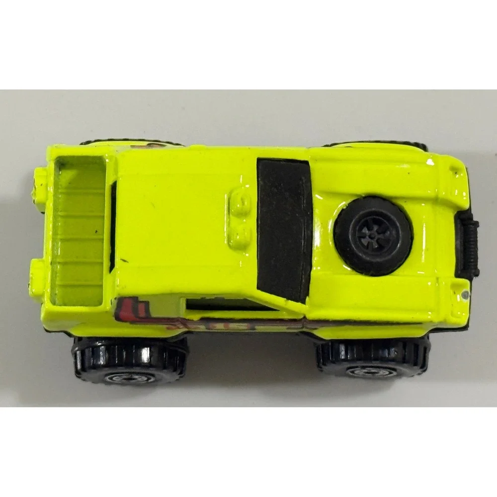 Hot Wheels Monster Truck Kids 1:64 Neon Yellow Vintage 1984 No. 15 Bell Decals